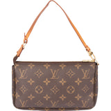 Louis Vuitton Canvas Monogram Pochette Accessoire Handbag