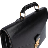 Louis Vuitton Noir Epi Leather Serviette Business Handbag