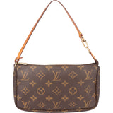Louis Vuitton Canvas Monogram Pochette Accessoire Handbag