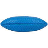 Bottega Veneta Blue Intrecciato Leather Belly Hobo Bag