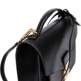 Louis Vuitton Noir Epi Leather Monceau Handbag