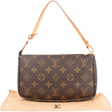 Louis Vuitton Canvas Monogram Pochette Accessoire Handbag