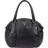 Prada Classic Black Leather Handbag