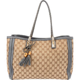 Gucci GG Monogram Bamboo Handbag