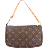 Louis Vuitton Canvas Monogram Pochette Accessoire Handbag