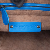 Bottega Veneta Blue Intrecciato Leather Belly Hobo Bag