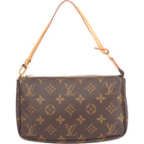 Louis Vuitton Canvas Monogram Pochette Accessoire Handbag