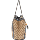 Gucci GG Monogram Bamboo Handbag