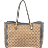Gucci GG Monogram Bamboo Handbag