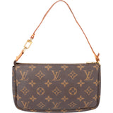 Louis Vuitton Canvas Monogram Pochette Accessoire Handbag
