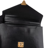Louis Vuitton Noir Epi Leather Serviette Business Handbag
