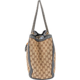 Gucci GG Monogram Bamboo Handbag