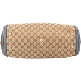 Gucci GG Monogram Bamboo Handbag