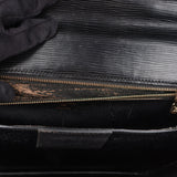 Louis Vuitton Noir Epi Leather Serviette Business Handbag