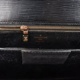 Louis Vuitton Noir Epi Leather Serviette Business Handbag