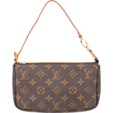 Louis Vuitton Canvas Monogram Pochette Accessoire Handbag