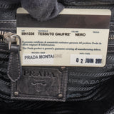 Prada Classic Black Leather Handbag