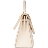 Hermès White Krinoline Boxcalf Kelly 32 Handbag
