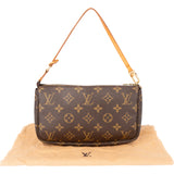 Louis Vuitton Canvas Monogram Pochette Accessoire Handbag