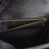 Louis Vuitton Noir Epi Leather Monceau Handbag