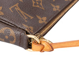 Louis Vuitton Canvas Monogram Pochette Accessoire Handbag