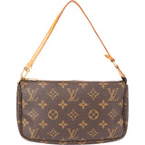 Louis Vuitton Canvas Monogram Pochette Accessoire Handbag