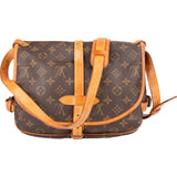 Louis Vuitton Canvas Monogram Saumur 30 Crossbody Bag