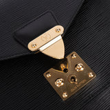 Louis Vuitton Noir Epi Leather Monceau Handbag