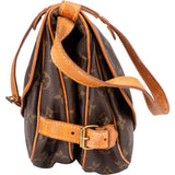 Louis Vuitton Canvas Monogram Saumur 30 Crossbody Bag