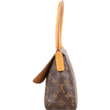 Louis Vuitton Canvas Monogram Looping PM Shoulder Bag