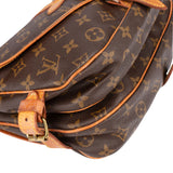 Louis Vuitton Canvas Monogram Saumur 30 Crossbody Bag
