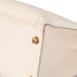 Hermès White Krinoline Boxcalf Kelly 32 Handbag