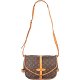 Louis Vuitton Canvas Monogram Saumur 30 Crossbody Bag