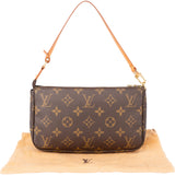Louis Vuitton Canvas Monogram Pochette Accessoire Handbag