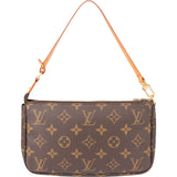 Louis Vuitton Canvas Monogram Pochette Accessoire Handbag