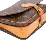 Louis Vuitton Canvas Monogam Cartouchiere GM Crossbody Bag
