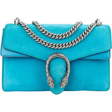 Gucci Blue Suede Dionysus Shoulder Bag