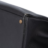 Hermès Noir Ardennes Leather Kelly 40 Handbag