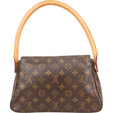 Louis Vuitton Canvas Monogram Looping PM Shoulder Bag