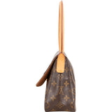 Louis Vuitton Canvas Monogram Looping PM Shoulder Bag