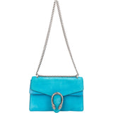 Gucci Blue Suede Dionysus Shoulder Bag
