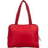 Prada Red Nylon Triangle Shoulder Bag