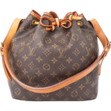 Louis Vuitton Canvas Monogram Sac Noe Petit Shoulder Bag