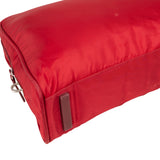 Prada Red Nylon Triangle Shoulder Bag
