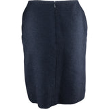 Chanel Classic Bleu Tweed Skirt (D38 / FR 40)