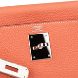 Hermès Crevette Taurillon Clemence Kelly 28 Retourne Handbag