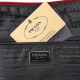 Prada Red Nylon Triangle Shoulder Bag