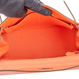 Hermès Crevette Taurillon Clemence Kelly 28 Retourne Handbag