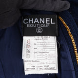 Chanel Bleu Tweed Golden Button Jacket (DE36 / FR38)