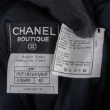 Chanel Classic Bleu Tweed Skirt (D38 / FR 40)